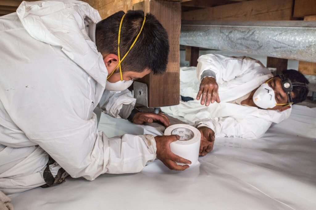 Professional crawl space crew