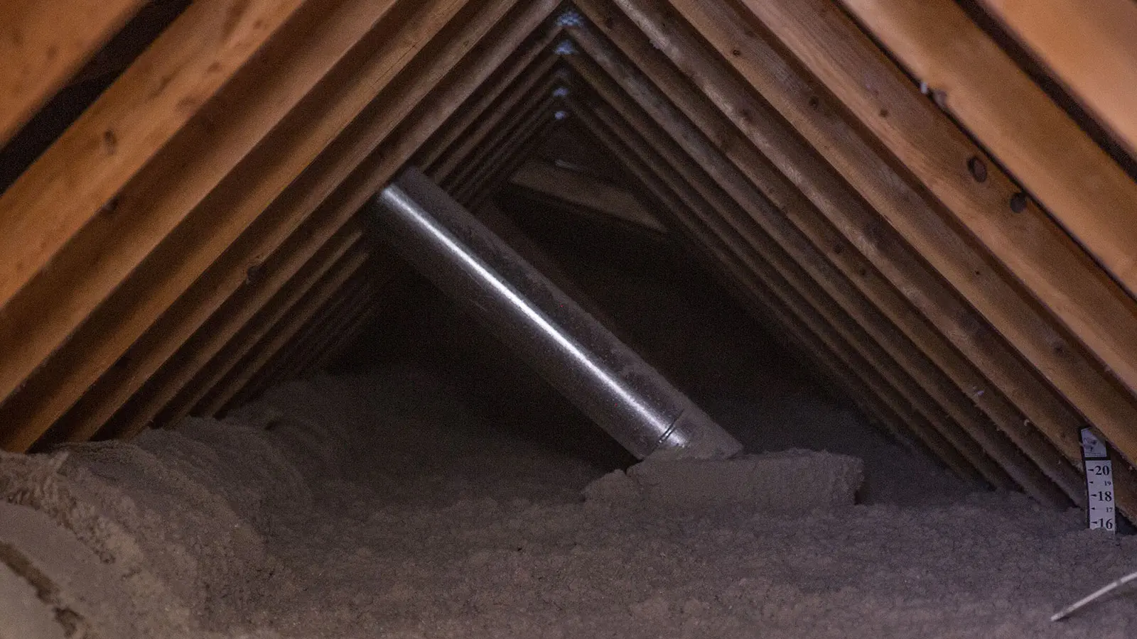 An attic after an insulation install by Crawl Pros professionals